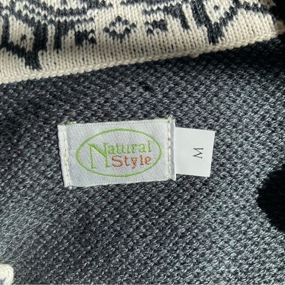 Natural Style | Merino Wool Button Down Cruelty Free Cardigan Sweater - Picture 7 of 8